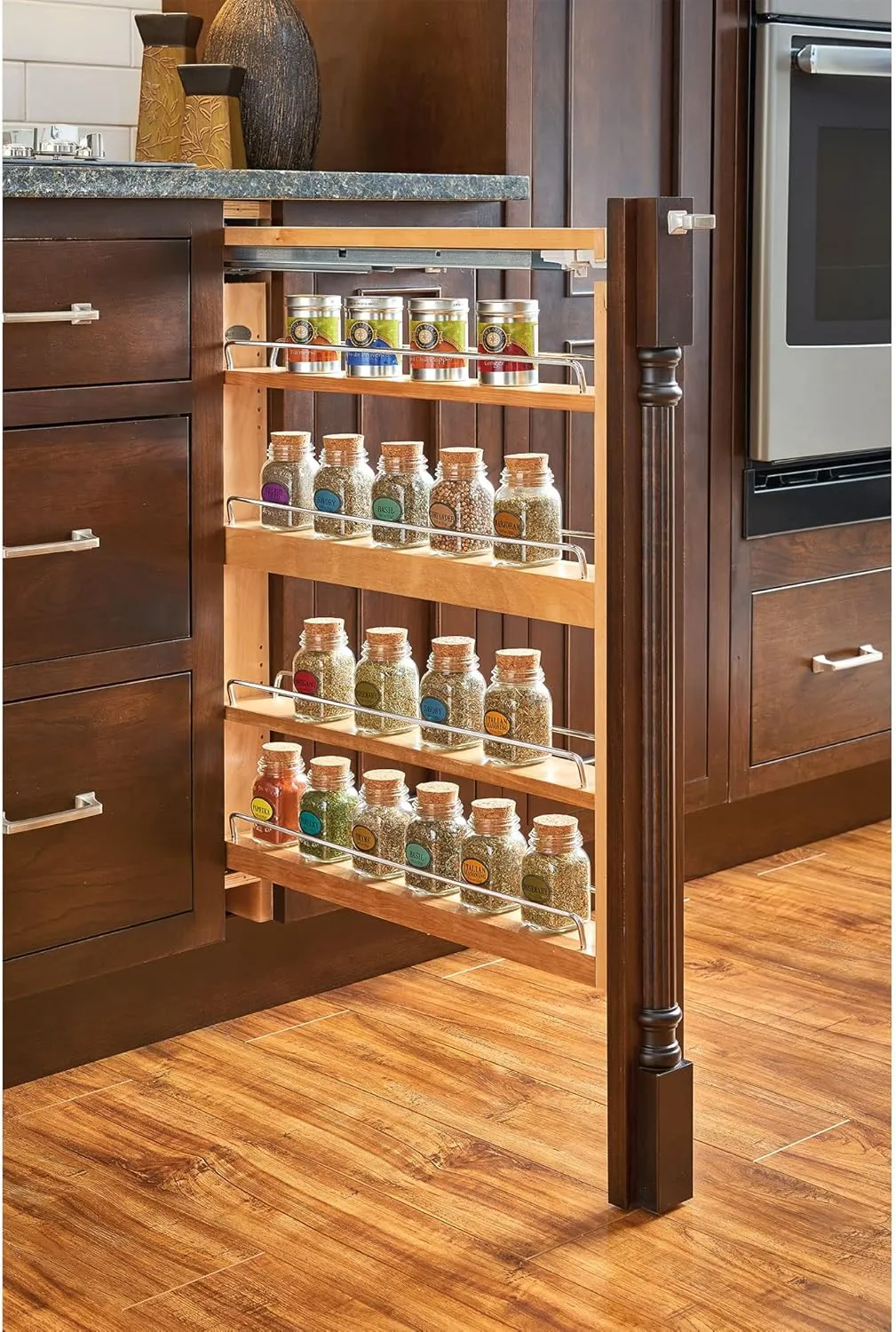 REV-A-SHELF FILLER, BASE, BLUM SLIDE 3-SH 6"W X 23D