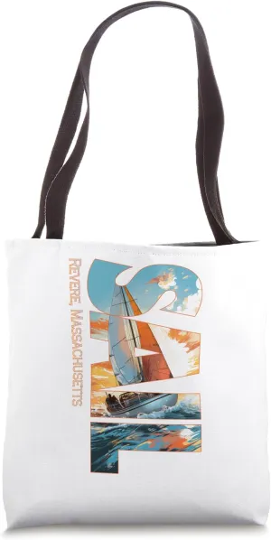 Revere Massachusetts Sailing Nautical Sailor Tote Bag