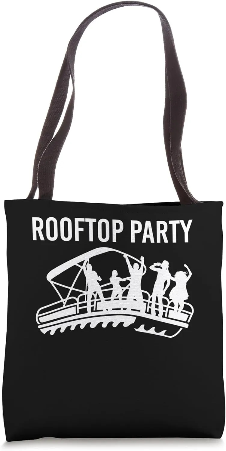 Rooftop Party Pontoon Party Tote Bag