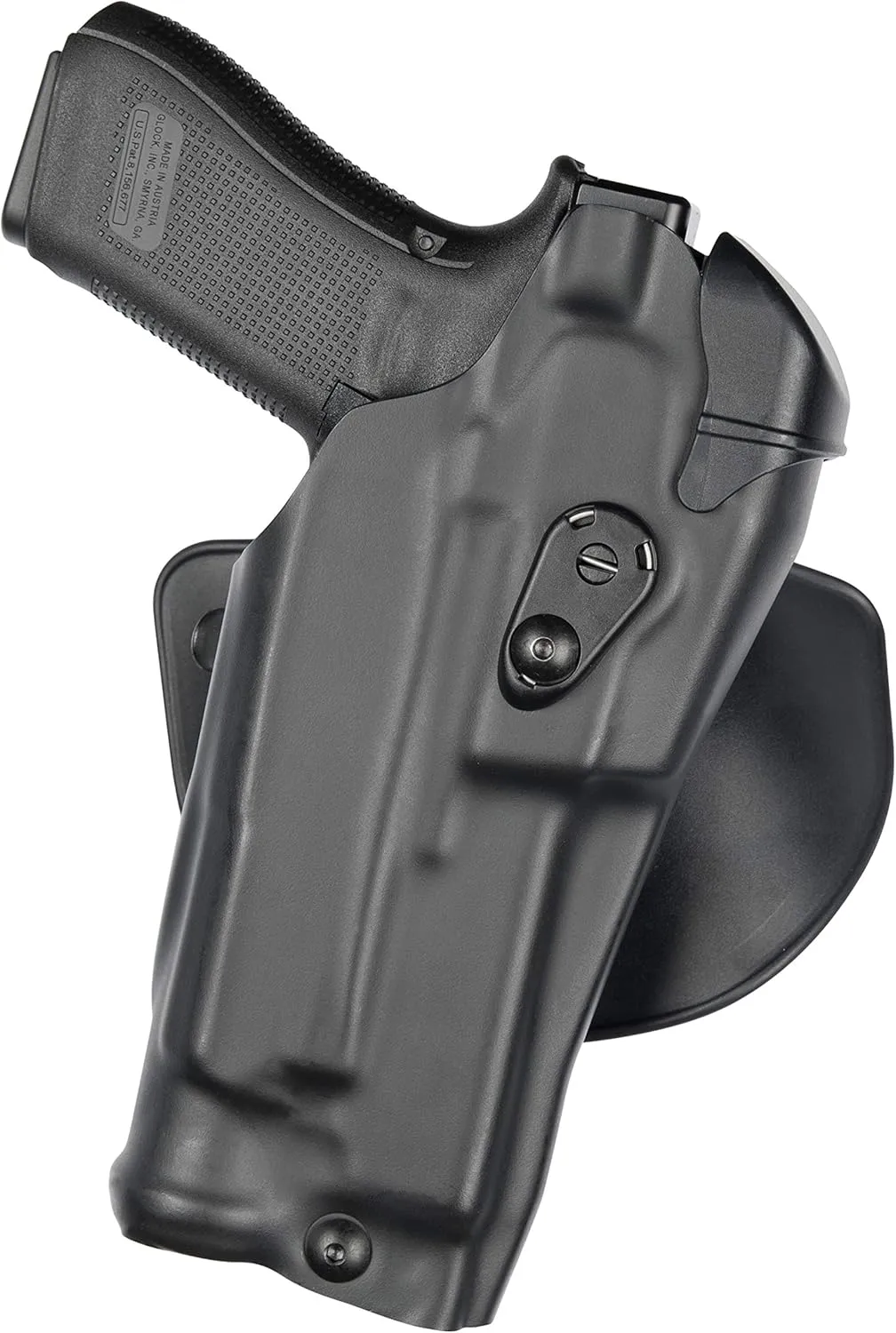 Safariland 6378RDS Automated Locking System Duty Holster, Red Dot Sight Compatible, STX Tactical Black, Left Hand, Fits: Glock 17/22 Streamlight TLR 2