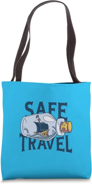 Safe Travel Funny Pirate Boat Sailor Man For Halloween Party Tote Bag