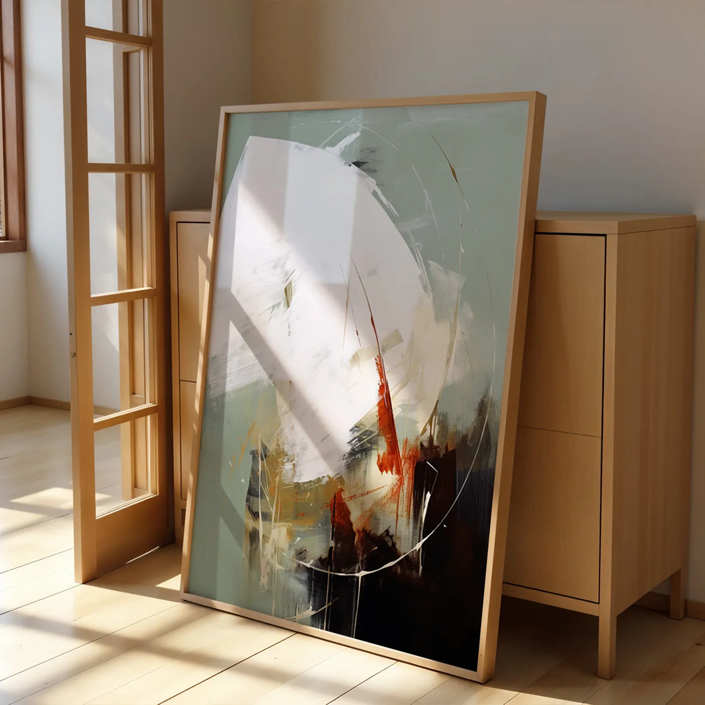 Sail Boat by NYC Abstract