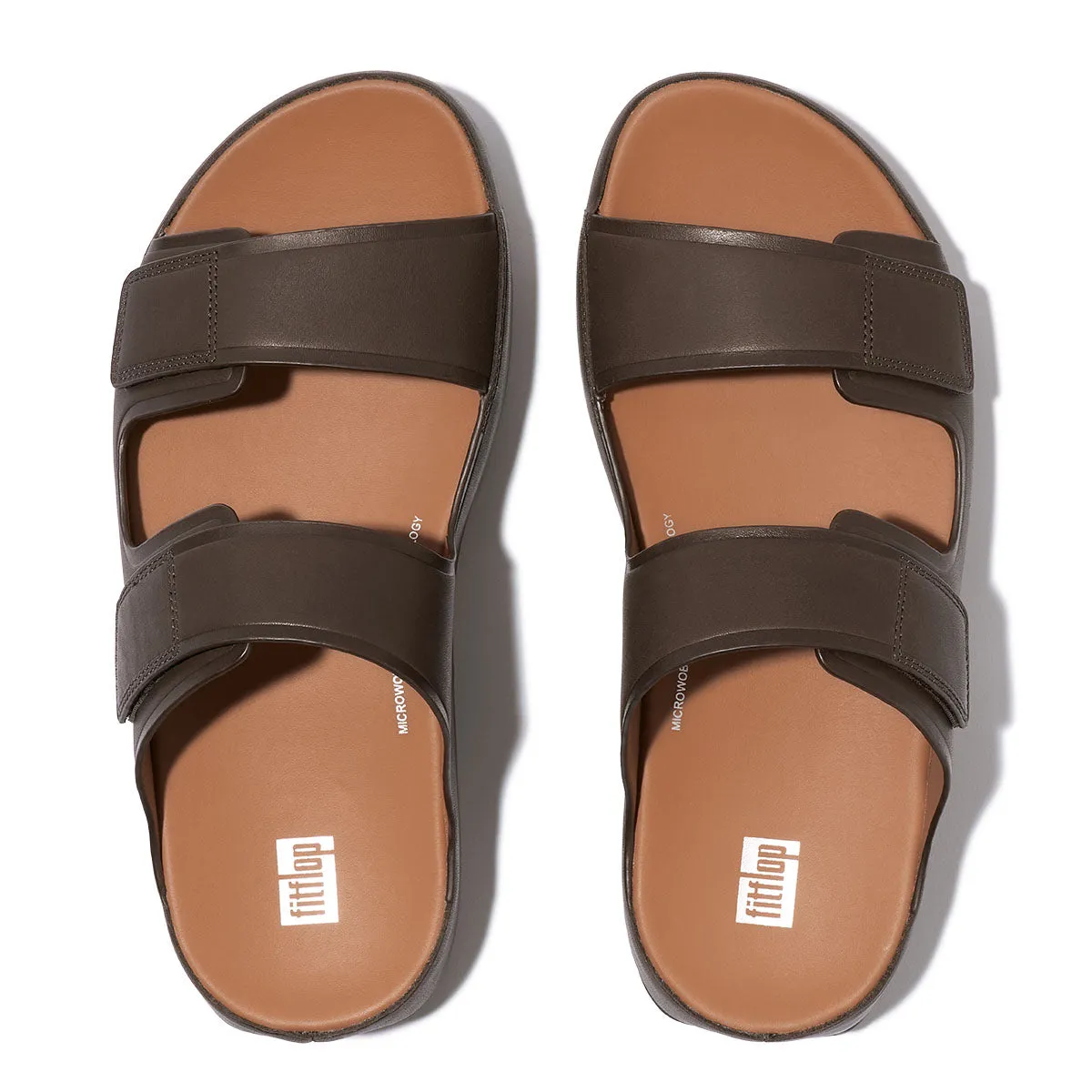 SAMEL Adjustable Leather Slides
