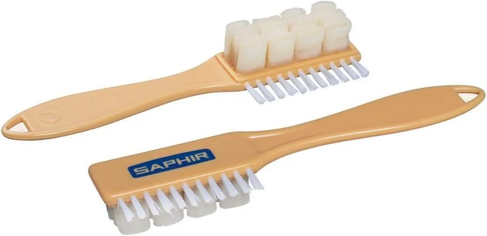 Saphir Microfiber & Crepe Brush for Nubuck/Suede Leather