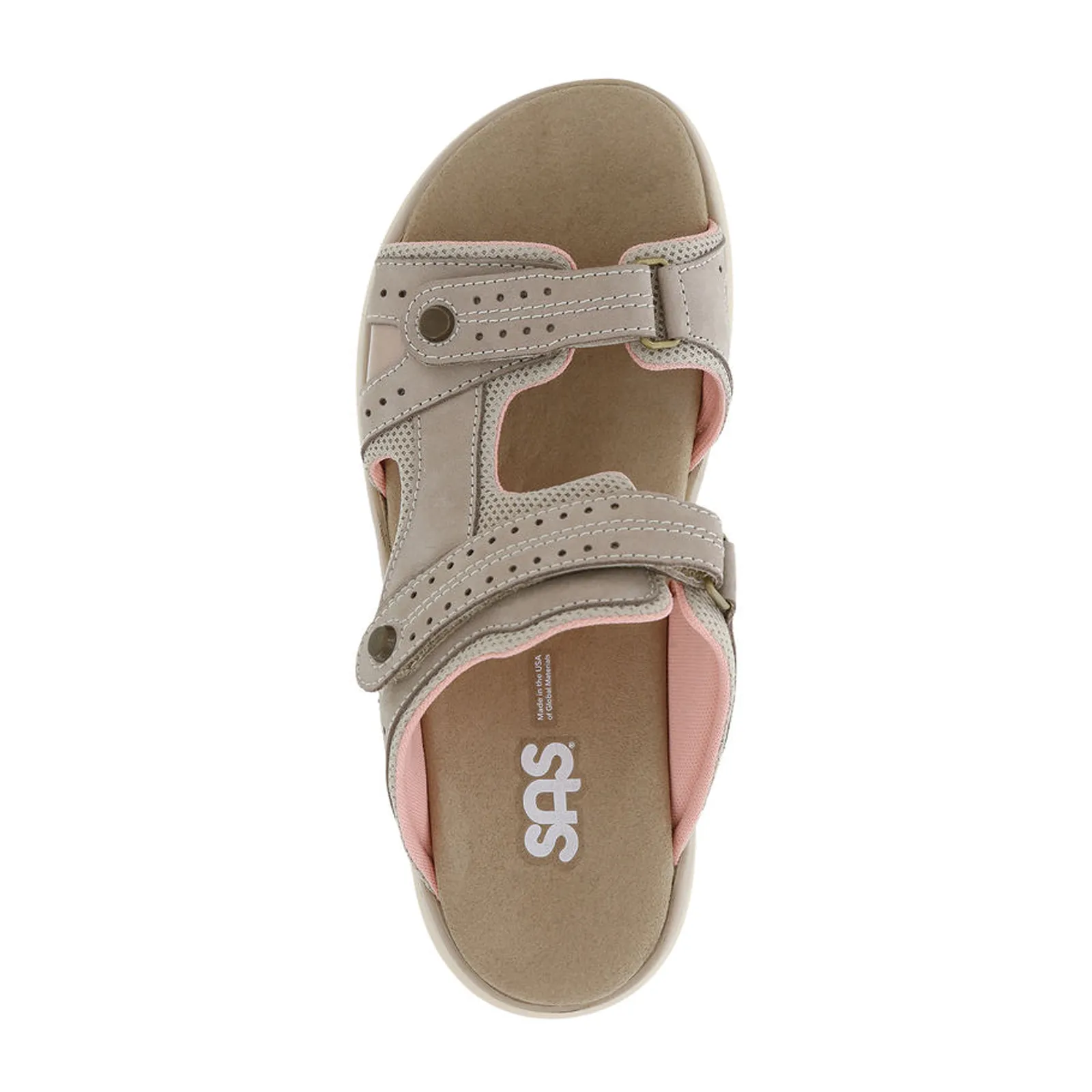 SAS Embark Slide Sandal (Women) - Taupe/Pink