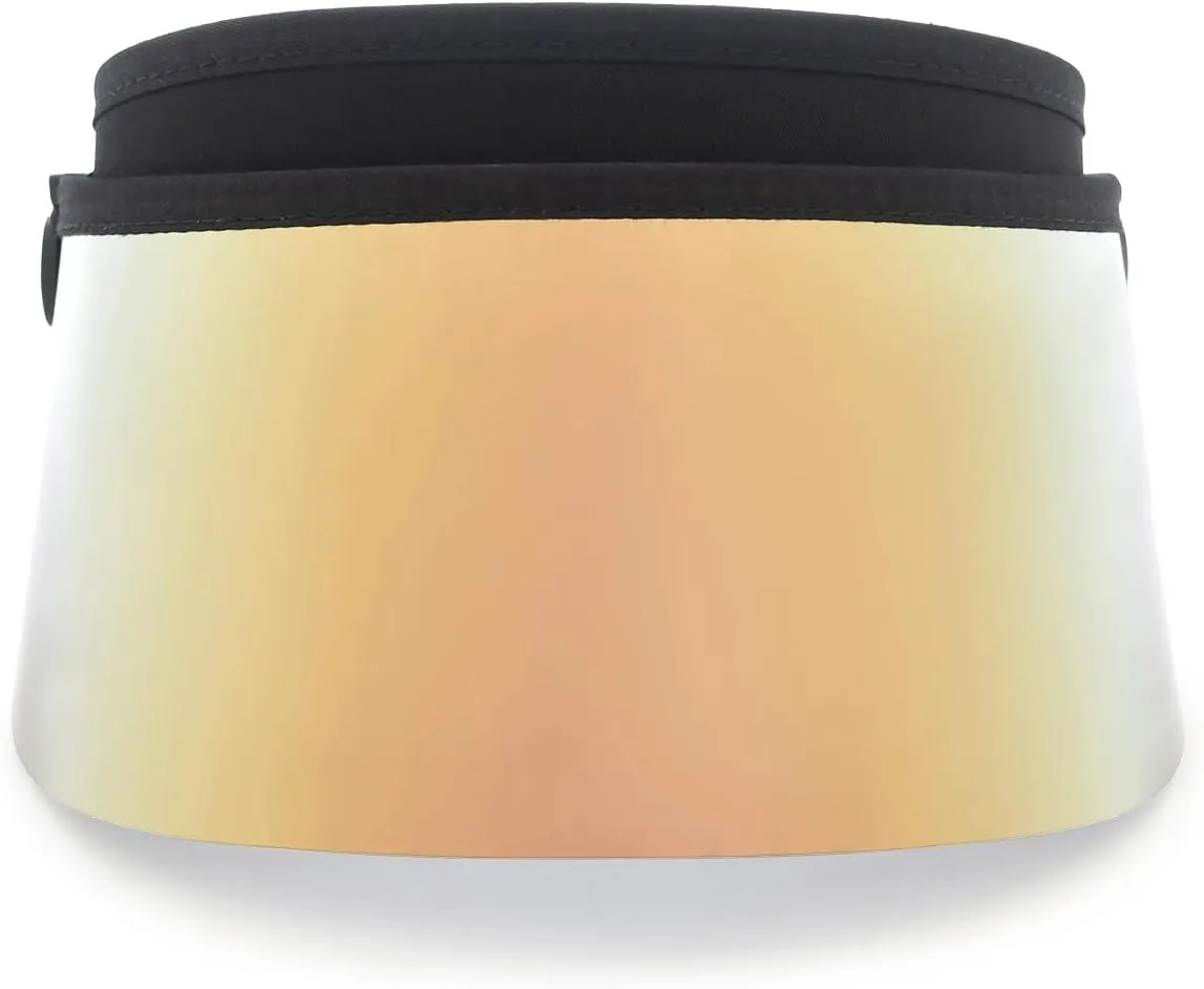 Sasi Mini Sun Visor & UV Protection Face Shield - Adjustable Heat-Resistant and Warp-Proof Lens for Women, Men, Kids