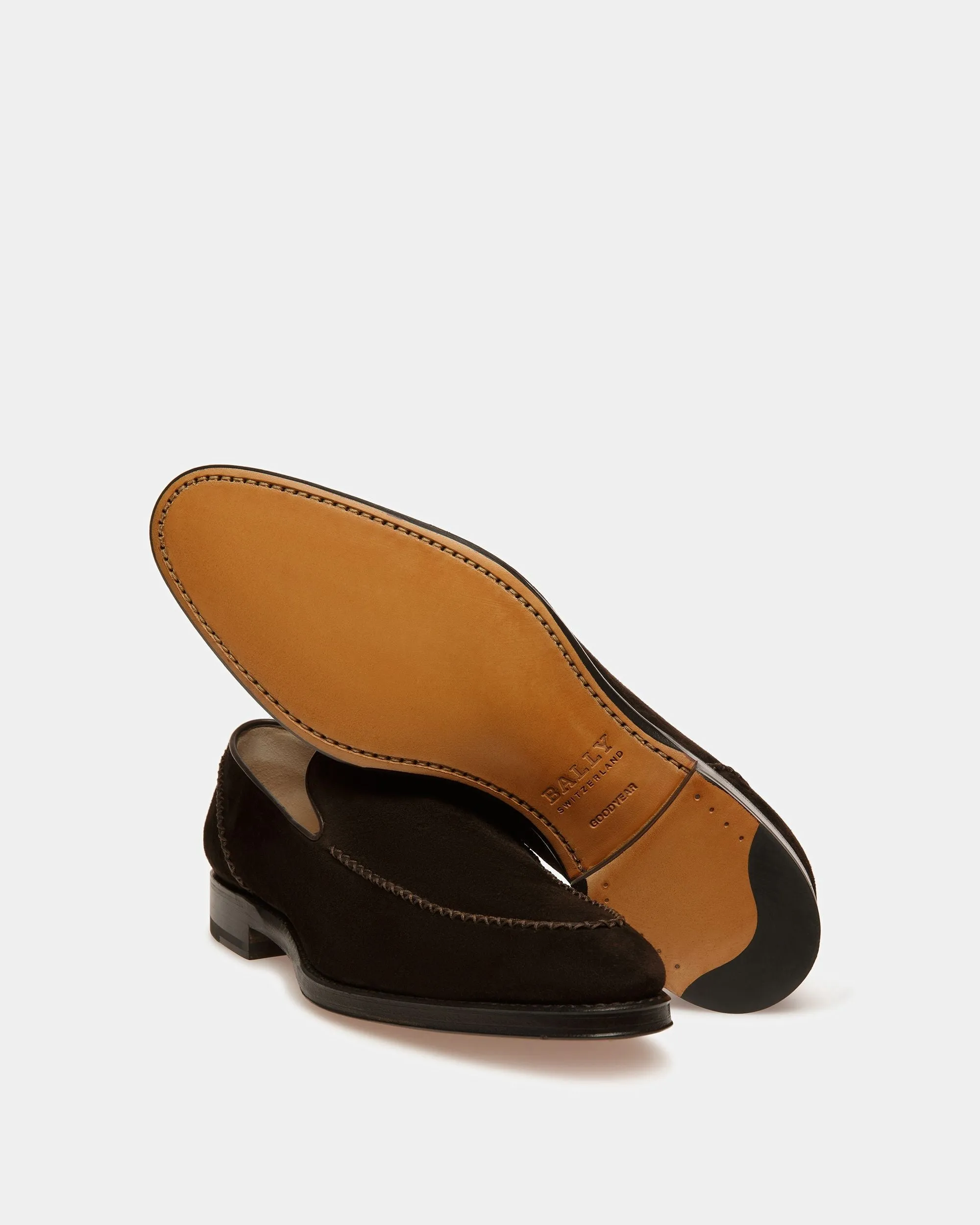 Schon Leather Loafers In Brown