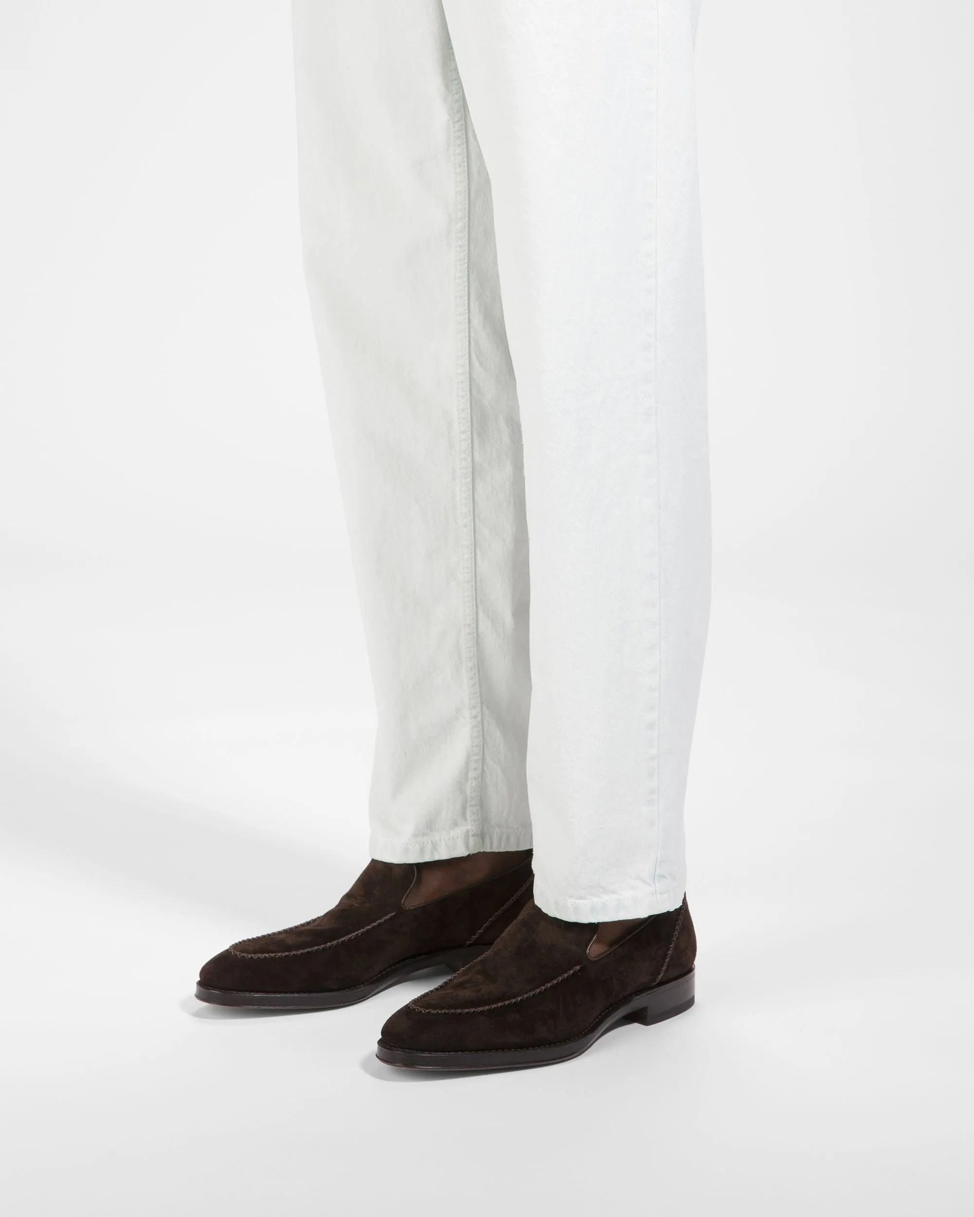 Schon Leather Loafers In Brown