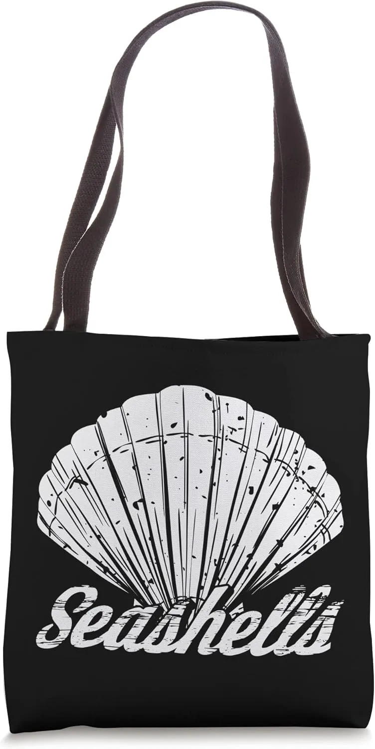 Seashells Clam Shell Collecting Sea Snails Tote Bag