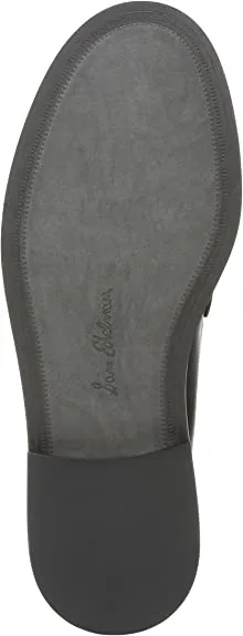 Seasonal clearance Slip Toe On Sam Loafers Heel Edelman Black Caylia Stacked Almond Back-to-school sale Fashion Dress