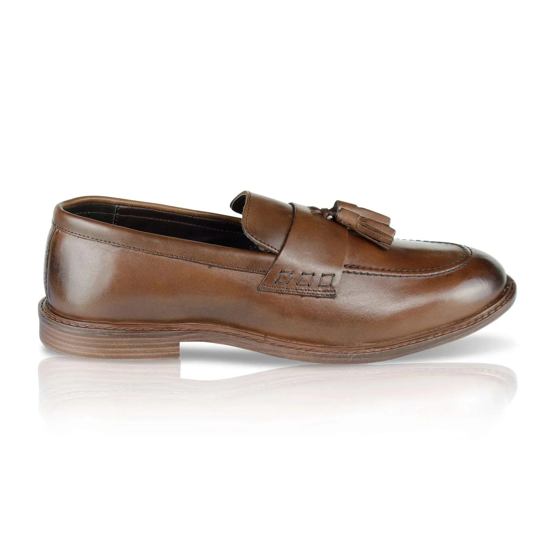 Silver Street London CHARLESTON Mens Loafers Tan