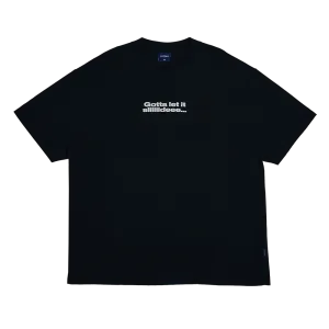 SLIDE REGULAR TEE - BLACK