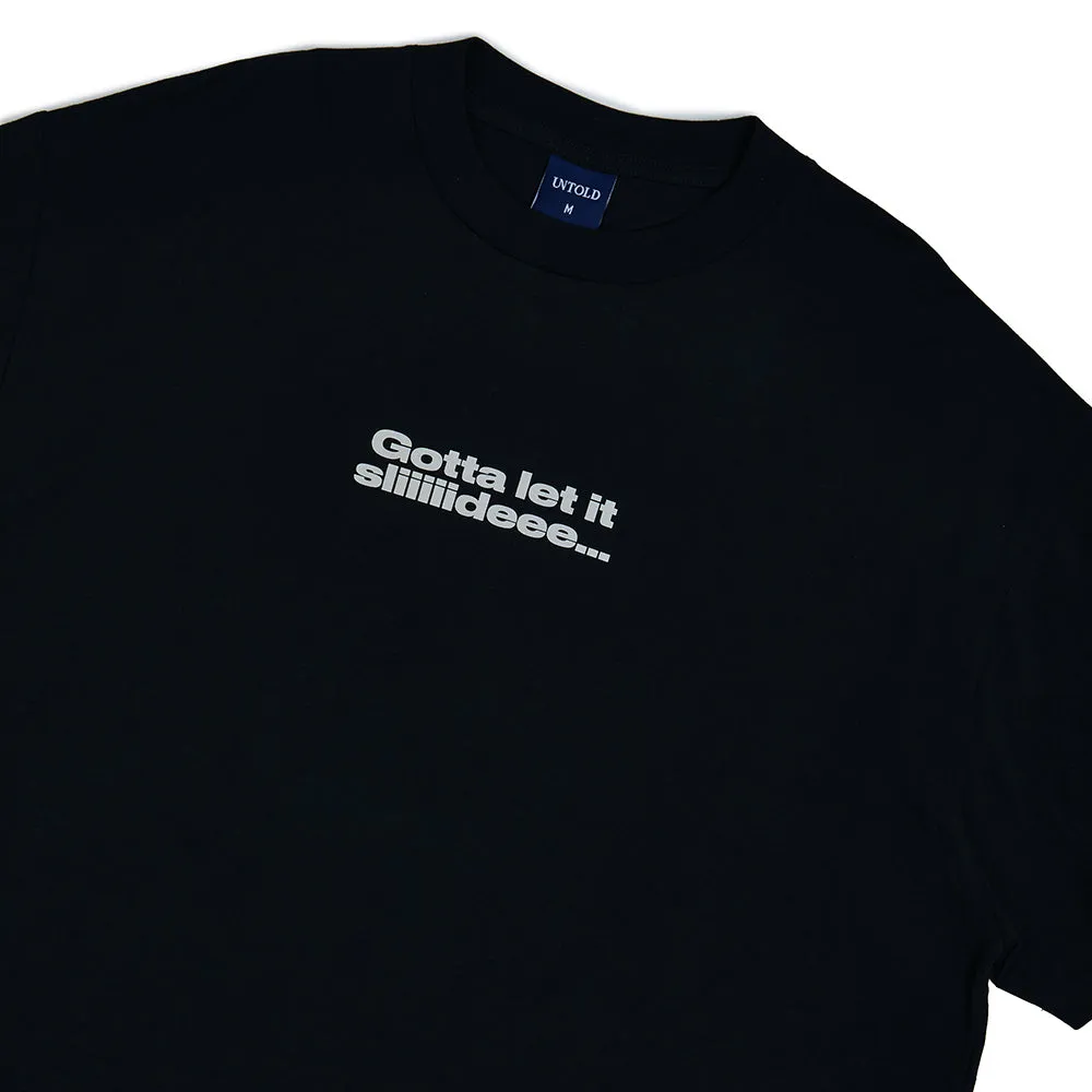 SLIDE REGULAR TEE - BLACK