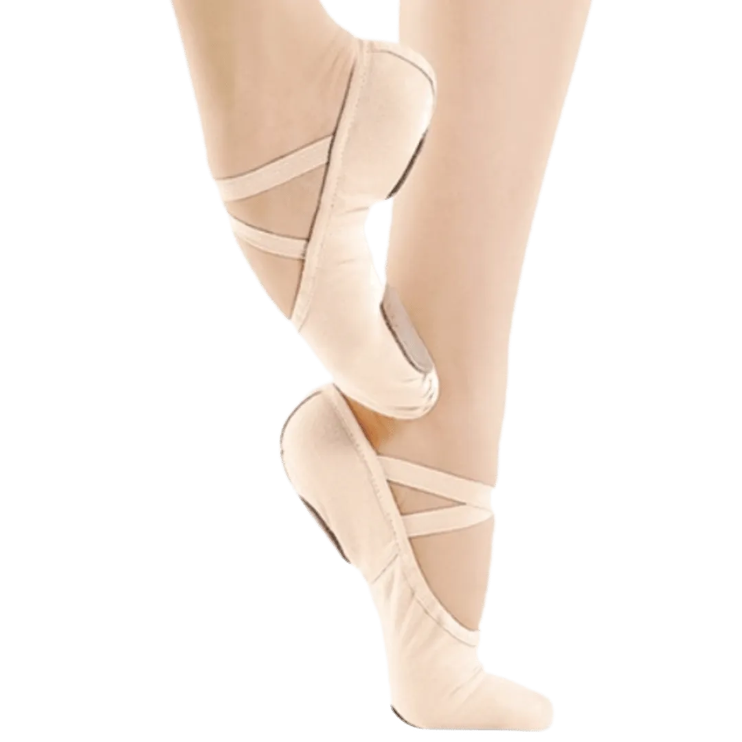 So Danca Split Sole  Light Pink Canvas Ballet Shoes