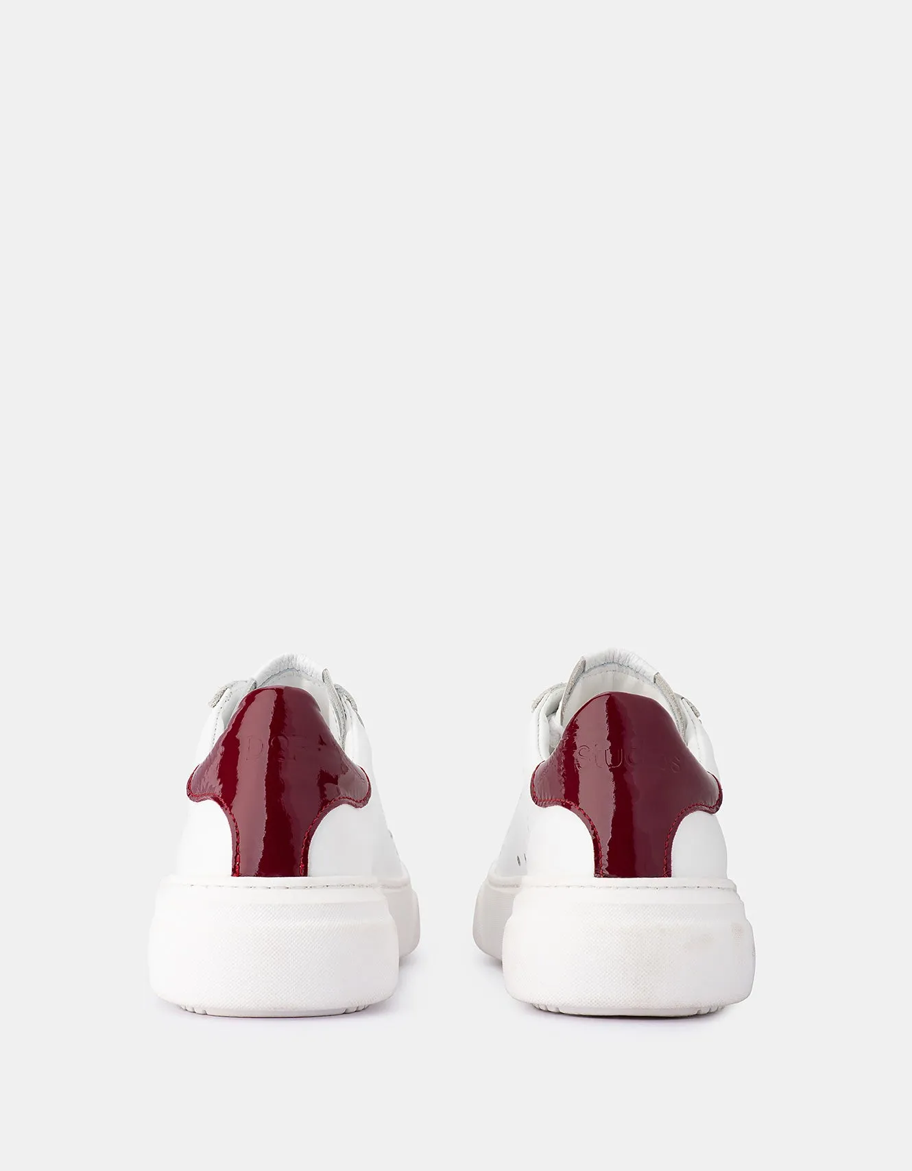 Sofia - White / Bordeaux