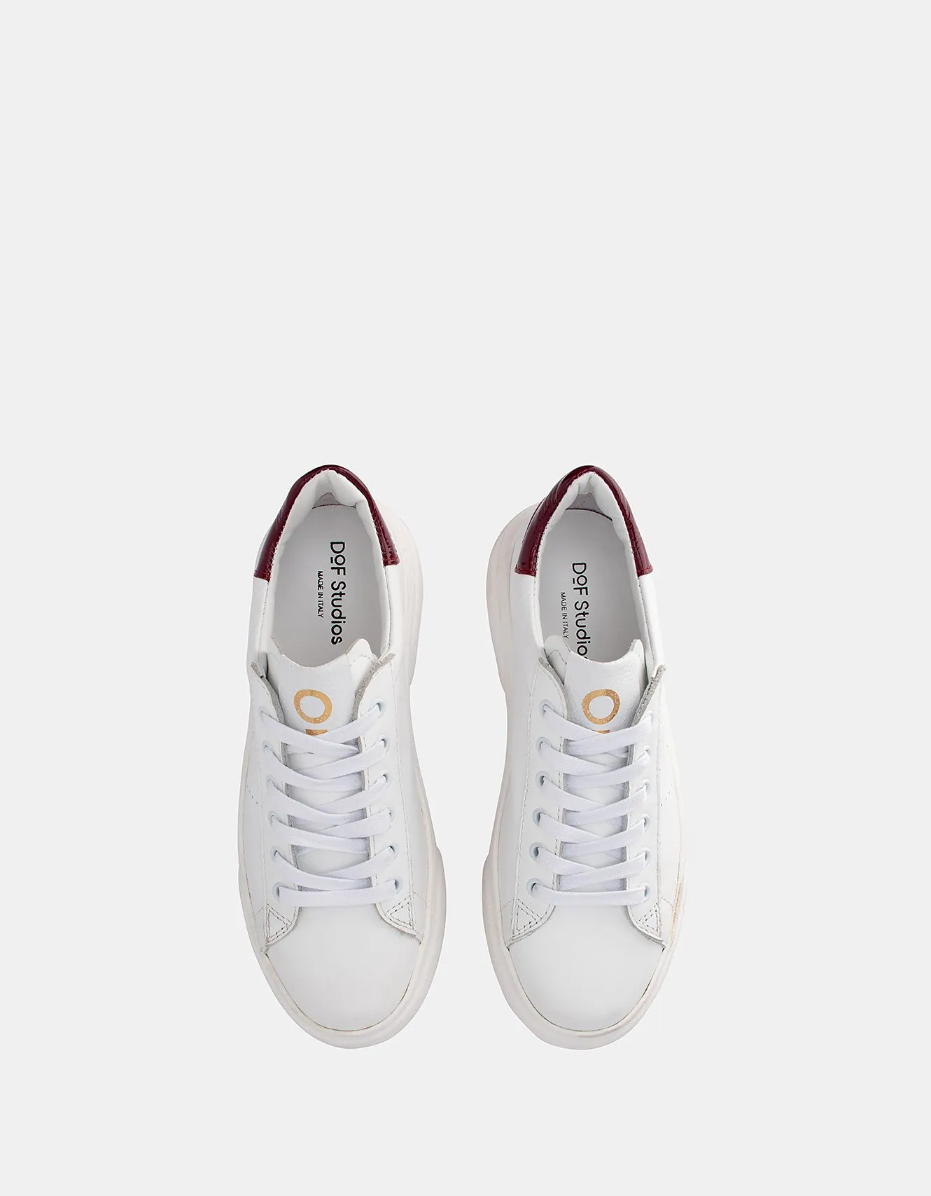 Sofia - White / Bordeaux