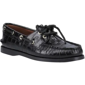 Sperry Authentic 2 Eye Boat Shoe Black