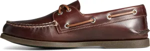 Sperry Mens Shoes Men's Authentic Original 2-Eye Seasonal Boat Shoe, Brown Burnish, 9.5