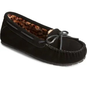 Sperry Women's Reina Slipper in Black/Leopard