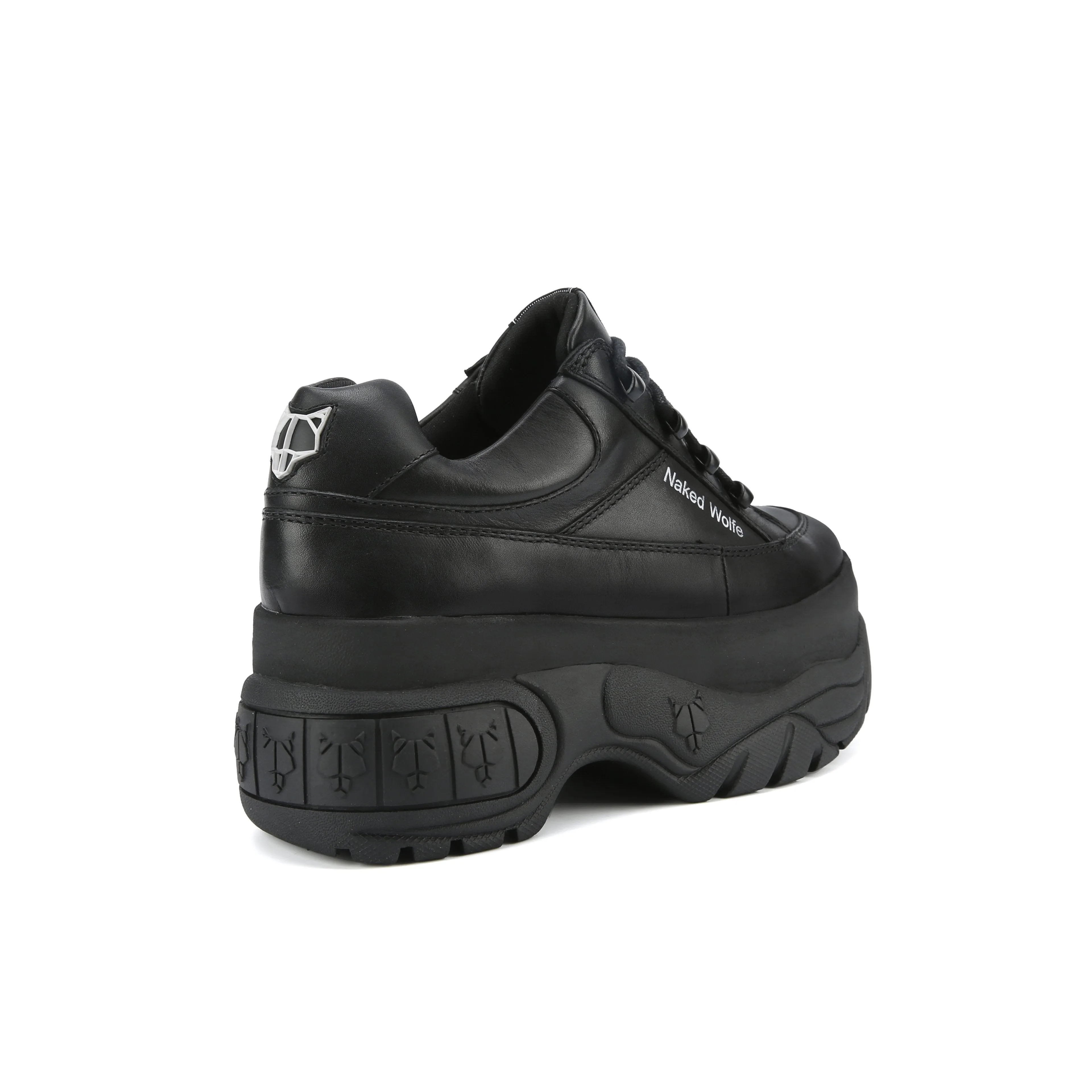 Sporty Black Leather