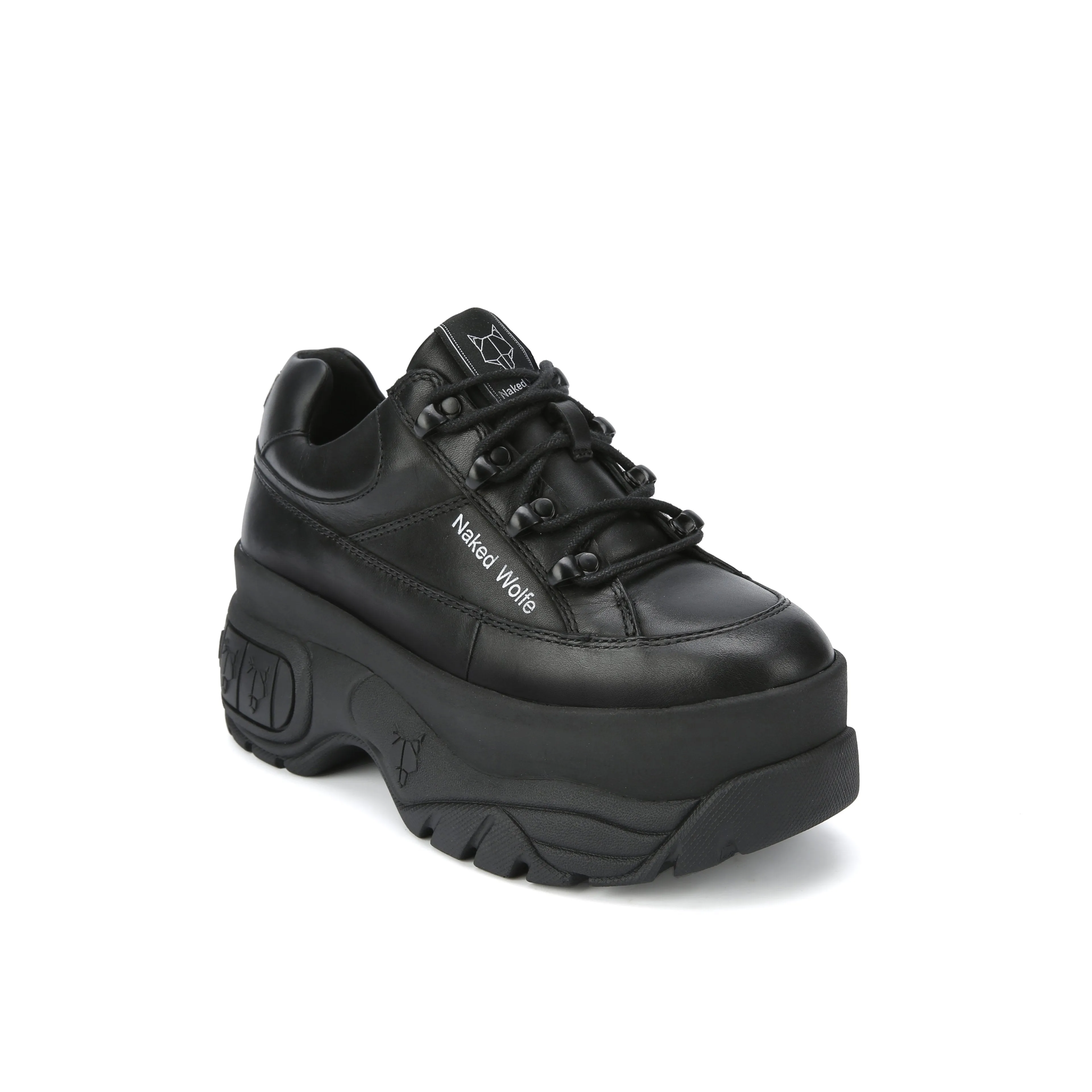 Sporty Black Leather