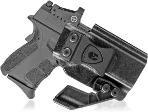 Springfield XD-S 3.3'' Holster IWB KYDEX Holster Optics Cut for Springfield XDS 3.3", Inside Waistband Appendix Carry Holster XDS, Adjustable Cant & 'Posi-Click' Retention, Right/Left Hand Optional