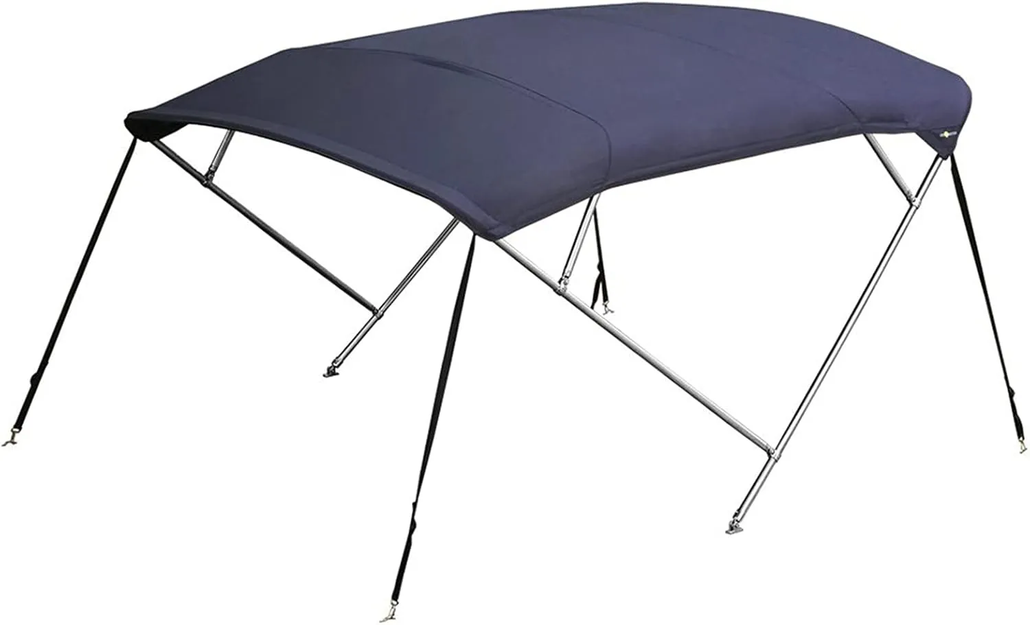 Stainless Steel 4 Bow Biminii 25mm 316 Tube Heavy-Duty Boat-Cover Top Canopy Water Sun Proof UV Protection Blue (Color : 2.6m 2.9m Blue)