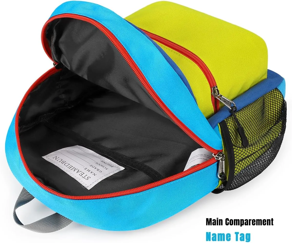 STEAMEDBUN Toddler Backpack for Boys 2-4,Kindergarten Backpack for Boys,Preschool Backpack,Mini