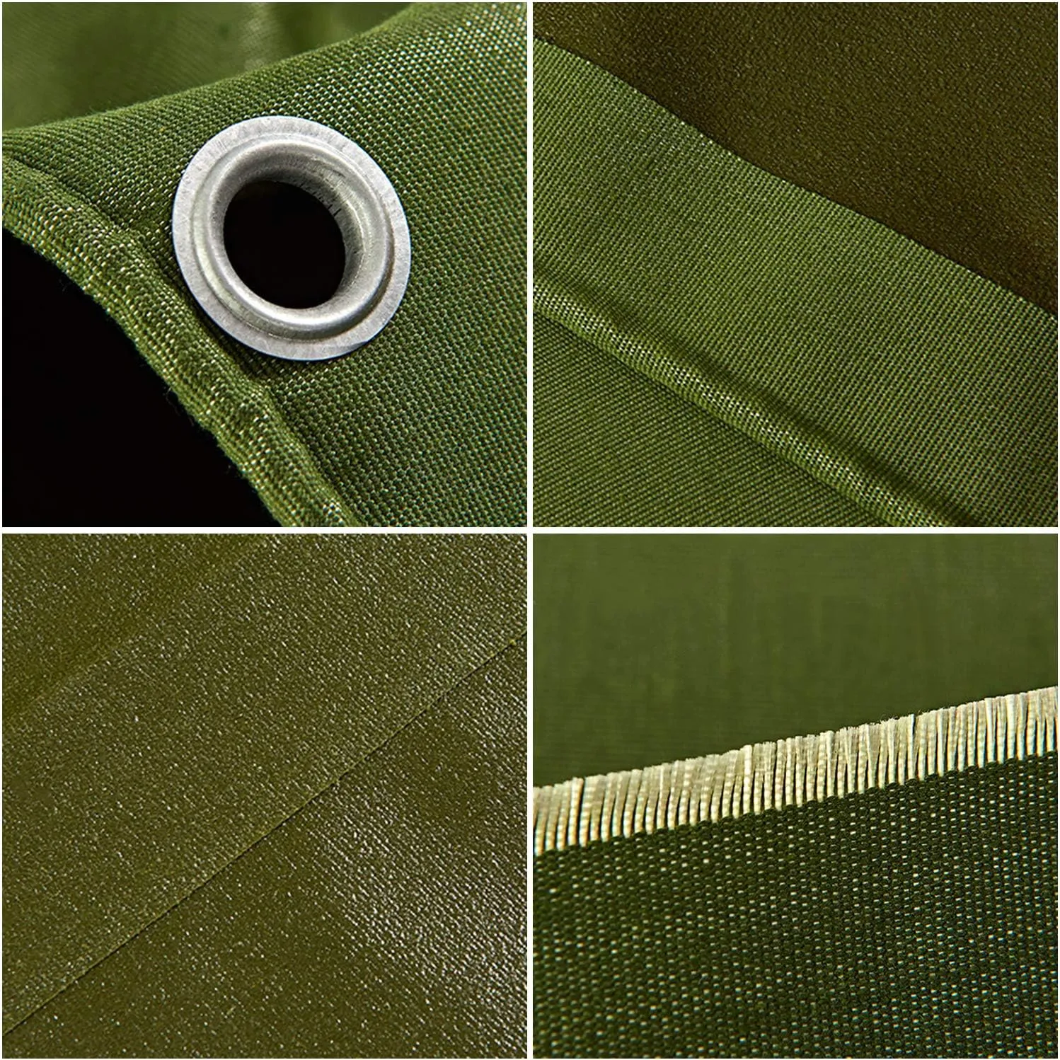 Tarp Canvas,Heavy Duty Waterproof for Outdoors, Truck, Water Resistant, UV Resistant Tarpaulin Cover for Car Boat Camping Firewood Woodpile(6.6 x 4.9 Feet)