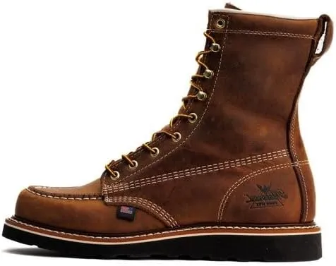 Thorogood Men's 6 in Moc Toe NAT 90 Shoe, Trail Cazyhorse - 9 2E
