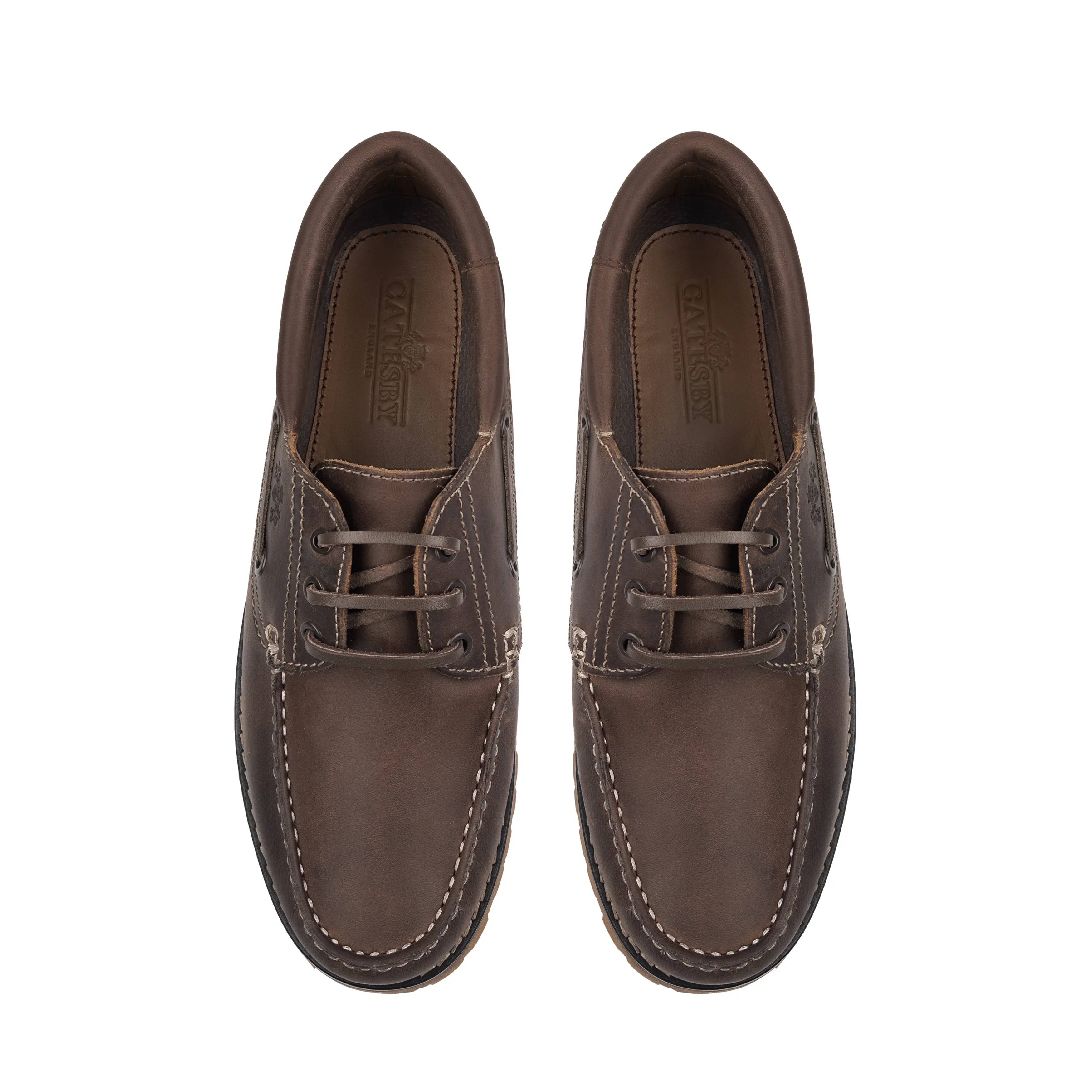 Timber Men's Boat Shoes - WAXY BROWN
