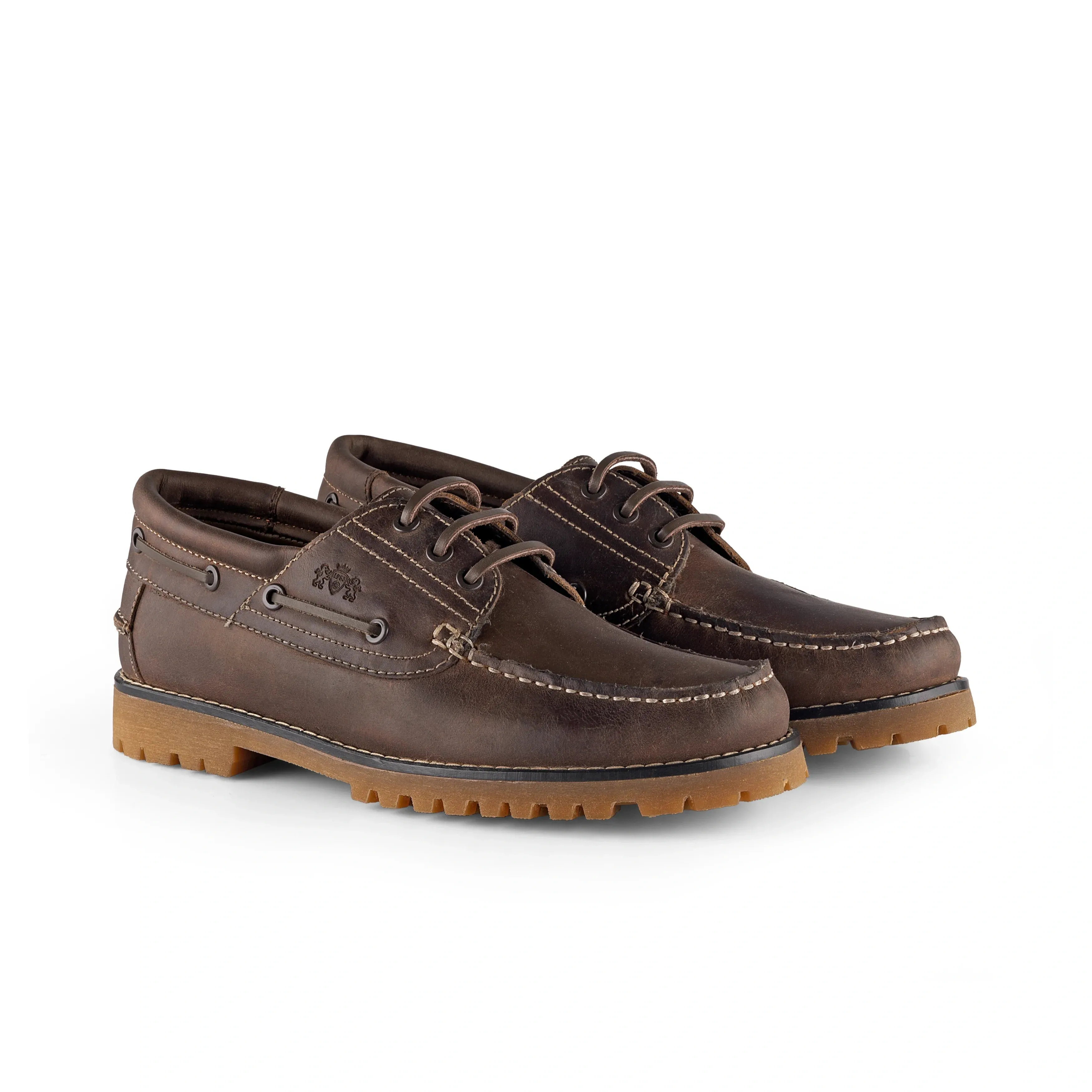 Timber Men's Boat Shoes - WAXY BROWN