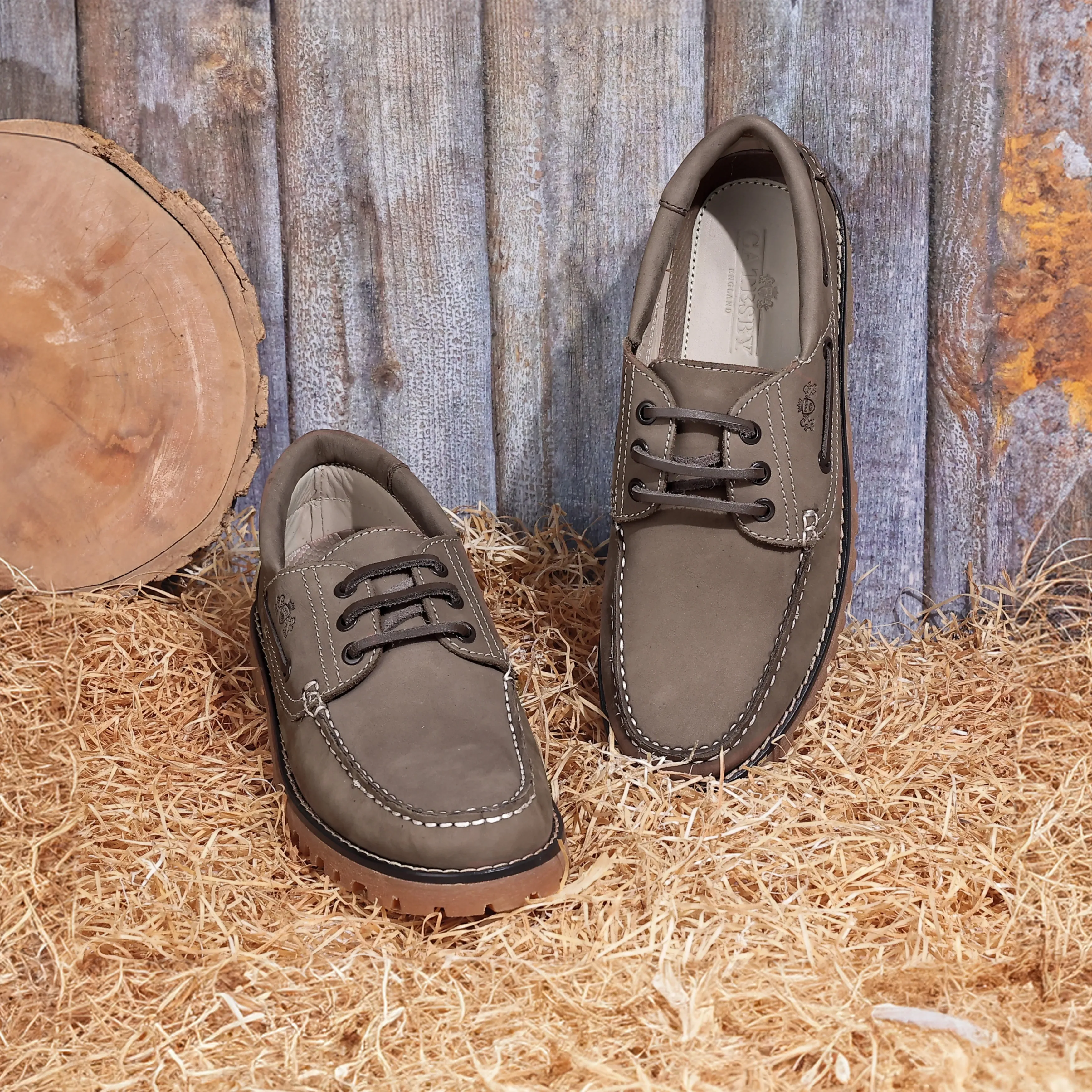 Timber Men's Boat Shoes - WAXY BROWN