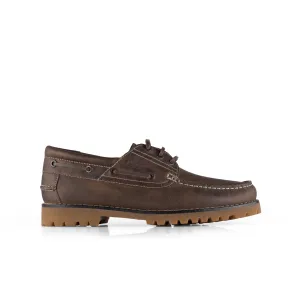 Timber Men's Boat Shoes - WAXY BROWN