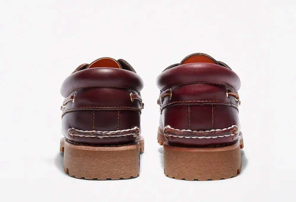 Timberland Authentic 3 Eye boat Shoe Burgundy