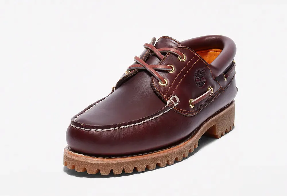 Timberland Authentic 3 Eye boat Shoe Burgundy