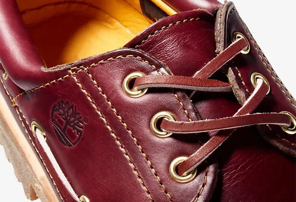 Timberland Authentic 3 Eye boat Shoe Burgundy