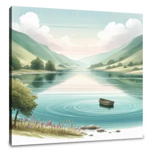 Tranquil Waterscape Canvas