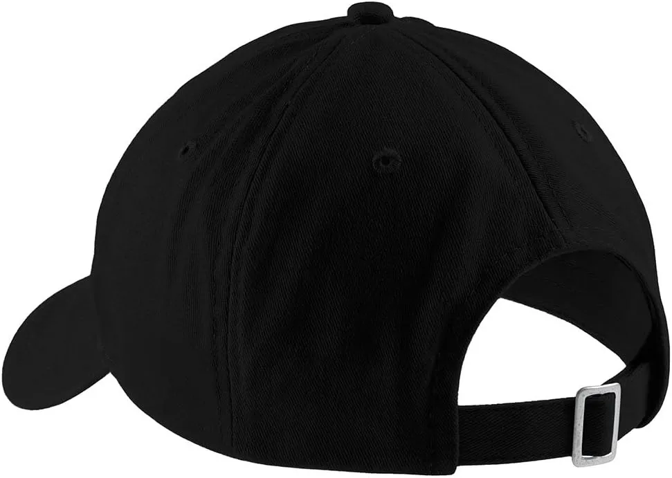 Trendy Apparel Shop Rugged Cross Embroidered Low Profile Cotton Cap Dad Hat