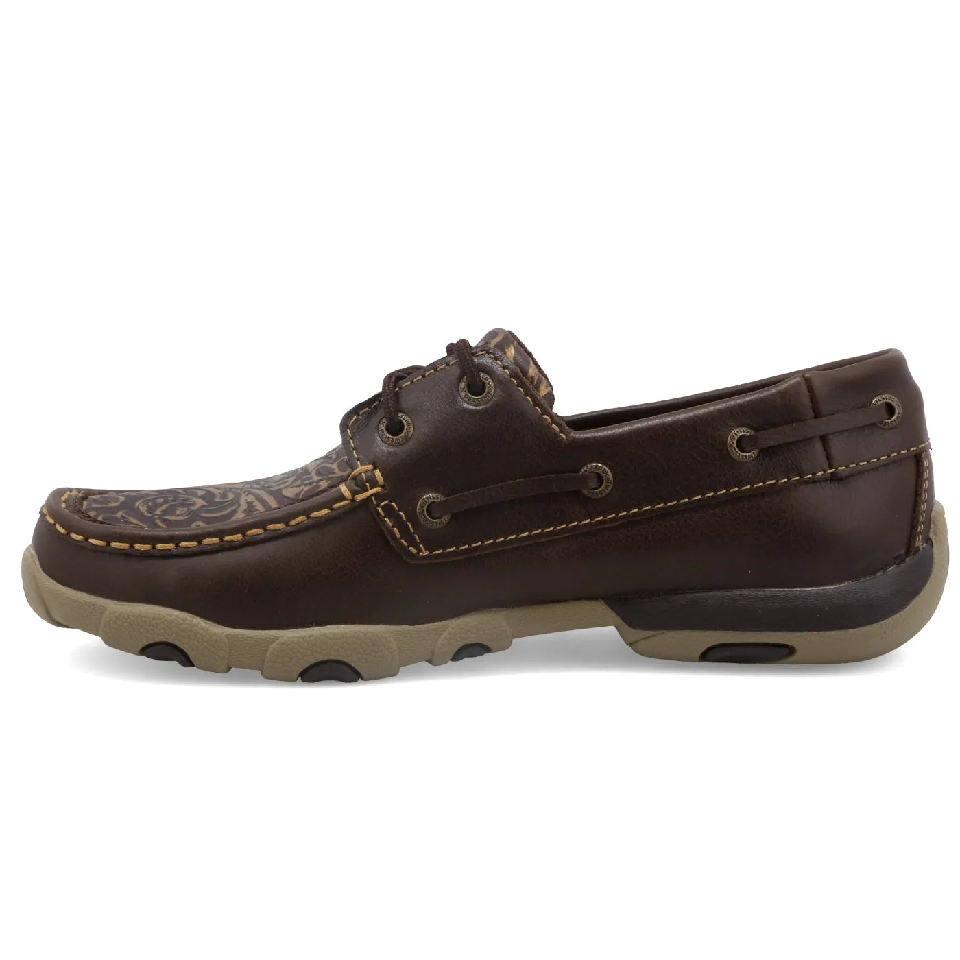 Twisted X Women's Shoe Boat Shoe Driving Moc - WDM0070