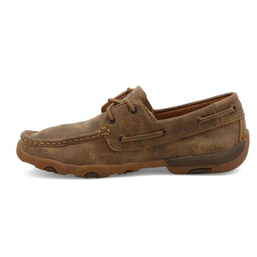 Twisted X Women's Shoe Boat Shoe Driving Moc - WDM0070