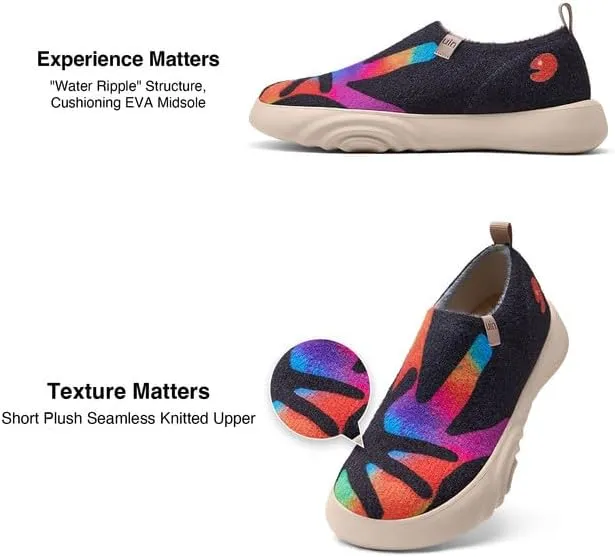 UIN Men's Art Travel Walking Shoes Slip On Casual Lightweight Wide Toe Chunky Comfort Fashion Sneaker Toledo Ⅵ Ⅶ Ⅹ Ⅺ ⅩⅢ ⅩⅤ ⅩⅥ
