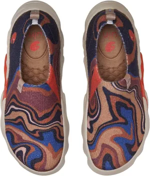 UIN Men's Art Travel Walking Shoes Slip On Casual Lightweight Wide Toe Chunky Comfort Fashion Sneaker Toledo Ⅵ Ⅶ Ⅹ Ⅺ ⅩⅢ ⅩⅤ ⅩⅥ
