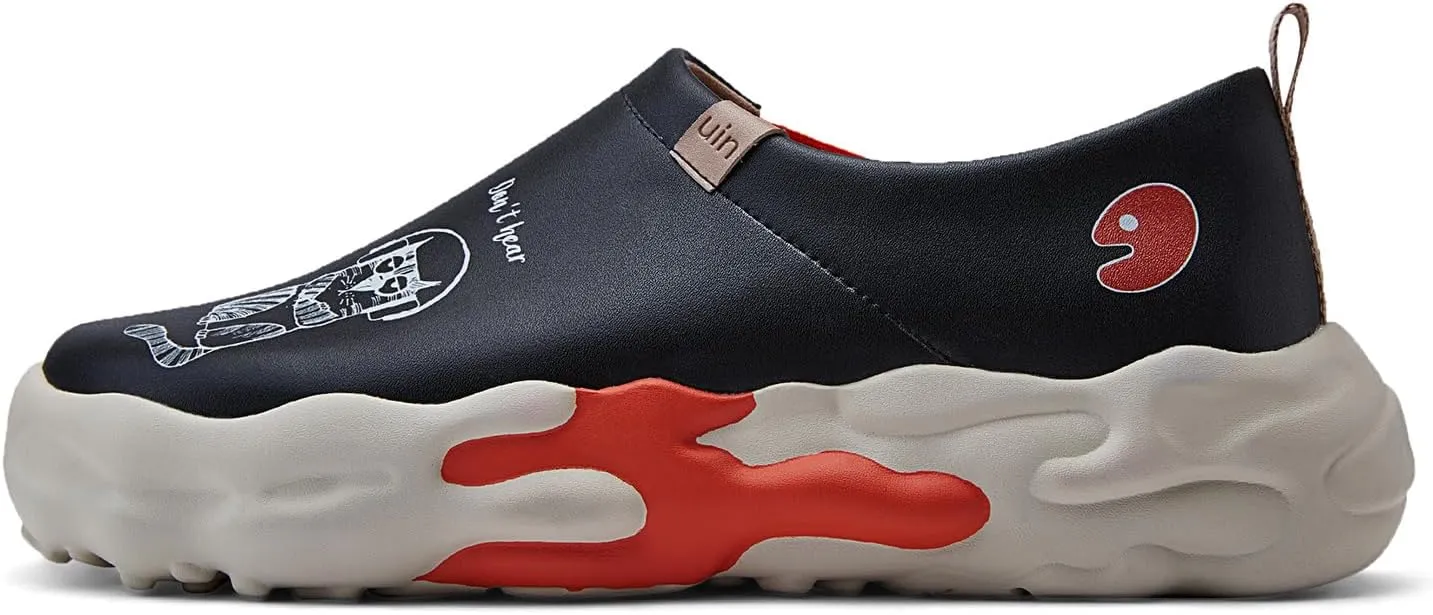 UIN Men's Art Travel Walking Shoes Slip On Casual Lightweight Wide Toe Chunky Comfort Fashion Sneaker Toledo Ⅵ Ⅶ Ⅹ Ⅺ ⅩⅢ ⅩⅤ ⅩⅥ