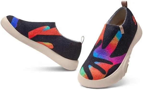 UIN Men's Art Travel Walking Shoes Slip On Casual Lightweight Wide Toe Chunky Comfort Fashion Sneaker Toledo Ⅵ Ⅶ Ⅹ Ⅺ ⅩⅢ ⅩⅤ ⅩⅥ