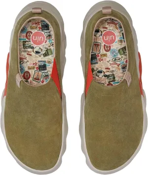 UIN Men's Art Travel Walking Shoes Slip On Casual Lightweight Wide Toe Chunky Comfort Fashion Sneaker Toledo Ⅵ Ⅶ Ⅹ Ⅺ ⅩⅢ ⅩⅤ ⅩⅥ
