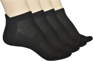 Unisex Thin Rayon Ankle Socks, Breathable Low Cut Athletic Running Sports Socks for Women and Men 4-8-12 Pairs
