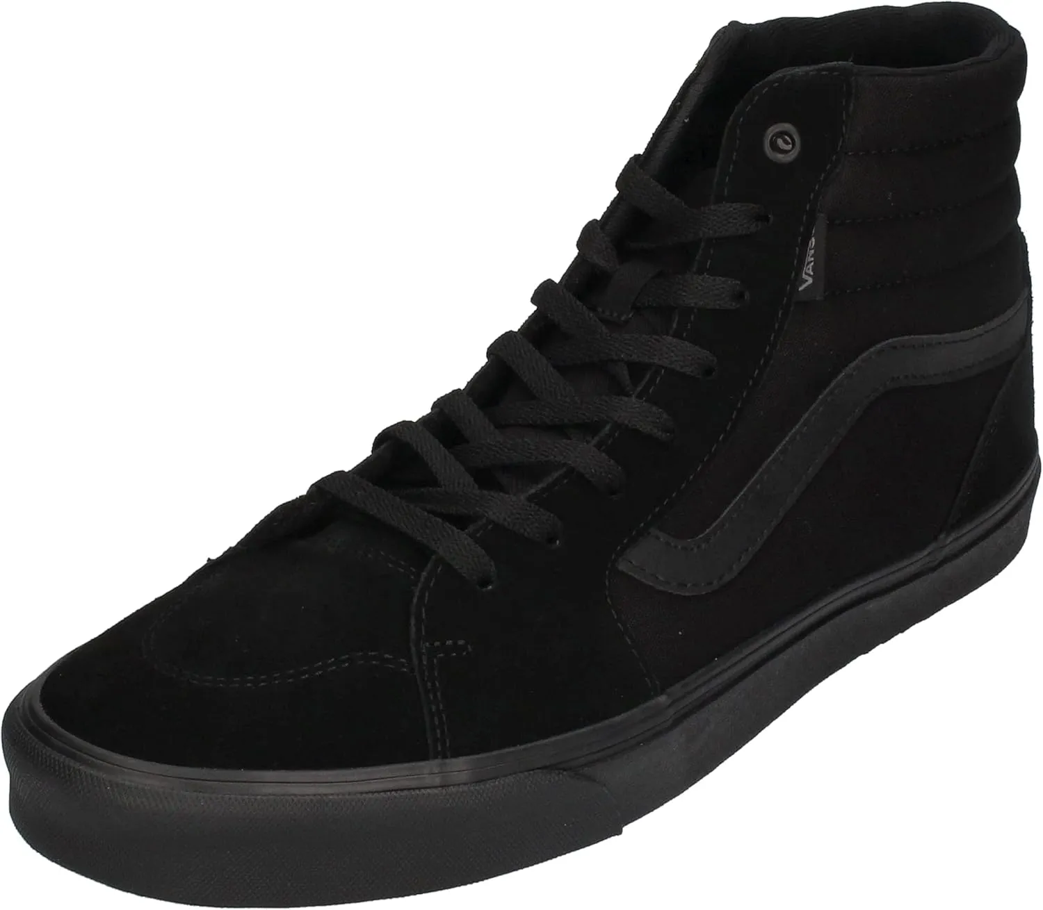 Vans Men's Filmore Shoe | Hi-Top Fashion Sneakers, Footwear for Work, Walking & Casual Wear, (Suede/Canvas) Black/Black, 14