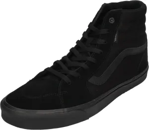 Vans Men's Filmore Shoe | Hi-Top Fashion Sneakers, Footwear for Work, Walking & Casual Wear, (Suede/Canvas) Black/Black, 14