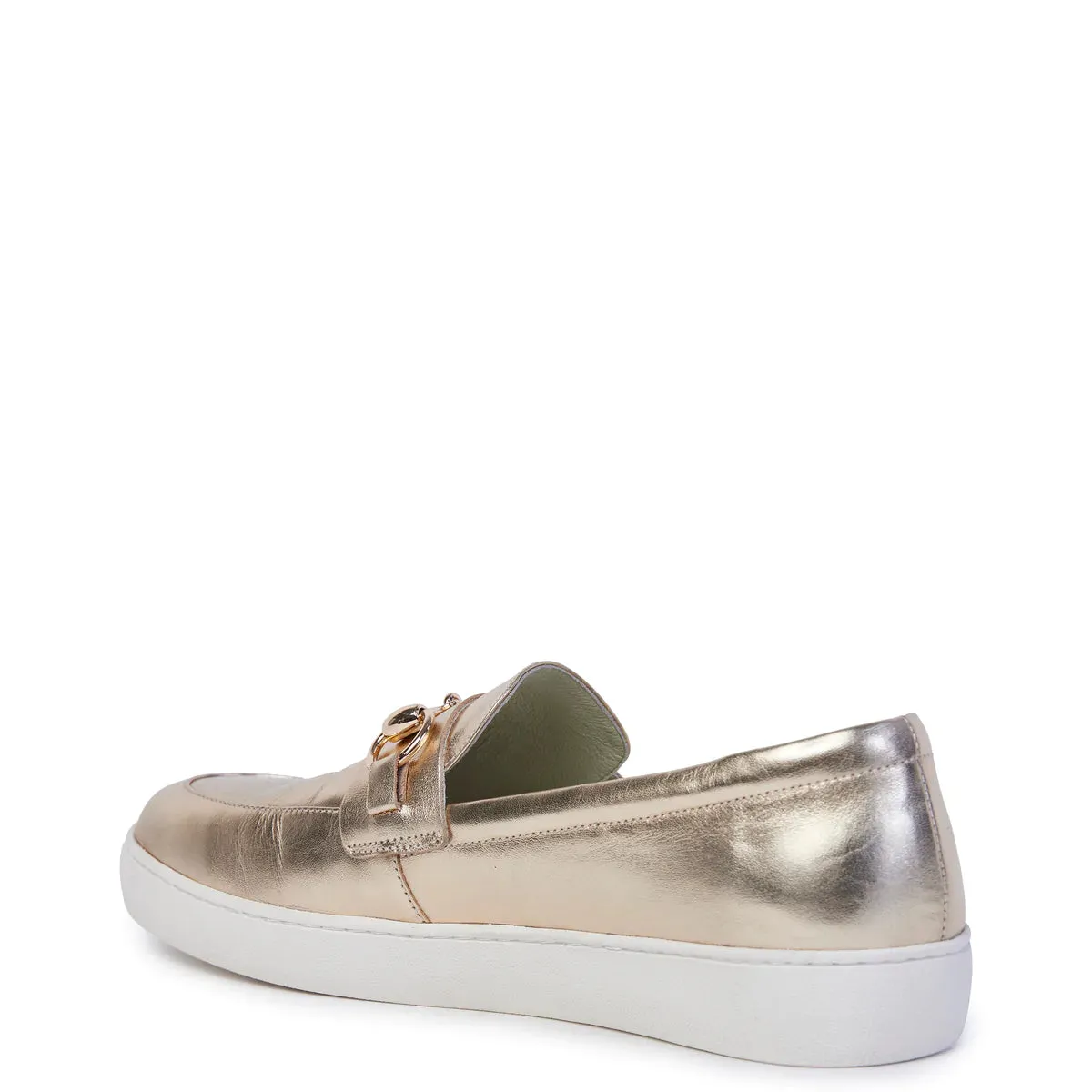 Venice Loafer (Gold Pebble)